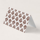 要華美素 |ブラウン 名刺 (裏面)