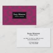 要華美素（マゼンタ） 名刺 (正面/裏面)