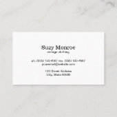 要華美素（マゼンタ） 名刺 (裏面)