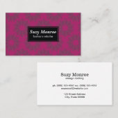 要華美素（マゼンタ） 名刺 (正面/裏面)