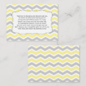 覆いのベビーシャワーの挿入物カード無し、中立性 エンクロージャーカード (正面/裏面)