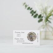 覆われたアライグマの名刺 名刺 (スタンド正面)