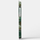 覆われたパイプで特徴づけられる錆びた緑がかった花 Case-Mate iPhoneケース (裏面 / 左)