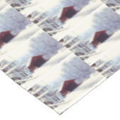 覆われた橋の上の冬 テーブルクロス (アングル)