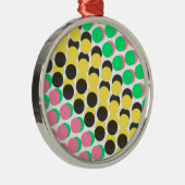 覆われた点 メタルオーナメント (右)