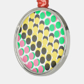 覆われた点 メタルオーナメント (左)