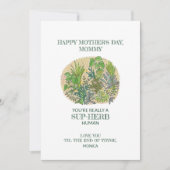 覇権パンプンハーブマザーズデイ カード (正面)