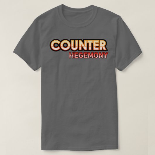 覇権同盟に対抗する覇権主義No To No Tシャツ (デザイン正面)