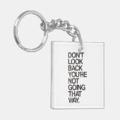 見あなたはあちらの方に行きません キーホルダー (正面左)