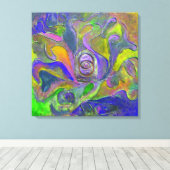 『見えざる紫の守護者』 キャンバスプリント (インサイチュ (ウッドフロア))