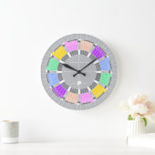 見えてるのに信じられない ラージ壁時計 (ホーム)