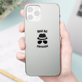 見えないけど最高 - ピンバッジ シール (スマートフォン)