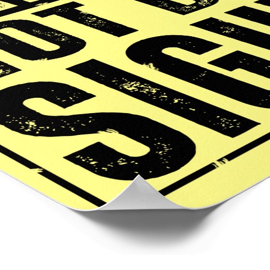 見えないで信仰によって歩く ポスター (角)