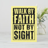 見えないで信仰によって歩く 招待状 (スタンド正面)