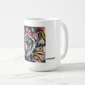 見えないところに コーヒーマグカップ (正面右)