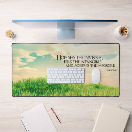 「見えないものが見える」感動的引用文 デスクマット