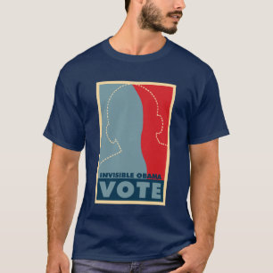 見えないオバマ Tシャツ