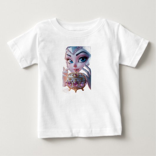 見えないジュエリー ベビーTシャツ (正面)