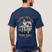 見えないラインとダイムを作る Tシャツ (裏面)
