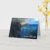 見えない世界のグリーティングカード カード (黄色い花)