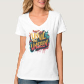 見えない人々を明らかにする Tシャツ (正面)