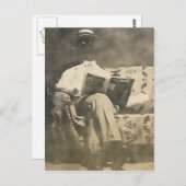 見えない人の郵便はがき ポストカード (正面/裏面)