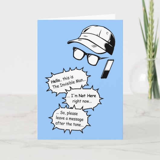 見えない人 カード (正面)