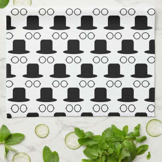 見えない人 キッチンタオル (折り畳み)