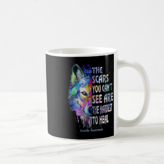 見えない傷跡は最も治りにくい コーヒーマグカップ