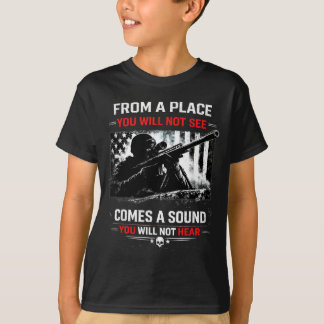 見えない場所から聞こえない音が Tシャツ