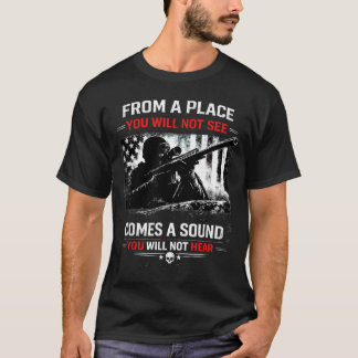 見えない場所から聞こえない音が Tシャツ