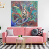 「見えない守護者」ポール・ブイチ キャンバスプリント (インサイチュ (リビング))