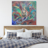 「見えない守護者」ポール・ブイチ キャンバスプリント (インサイチュ (寝室))