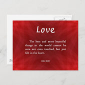 見えない愛 ポストカード (正面/裏面)