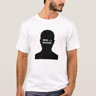 見えない無関心なミニマリスト内向的引用文アート Tシャツ