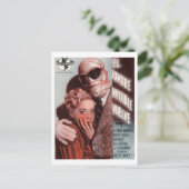 見えない男が戻る映画1940ヴィンテージ ポストカード (スタンド正面)