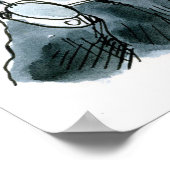 見えない男の自撮りポスおもしろいター ポスター (角)