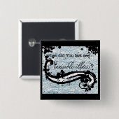 見えない病気ボタンかバッジまたはピン 缶バッジ (正面&裏面)