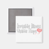 見えない病気マグネット マグネット (正面/裏面)