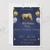 見えない誕生日ゲームの挑戦 🎂👻 | おもしろパロ 招待状 (正面)