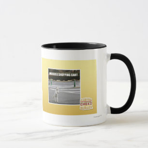 見えない買物車 マグカップ