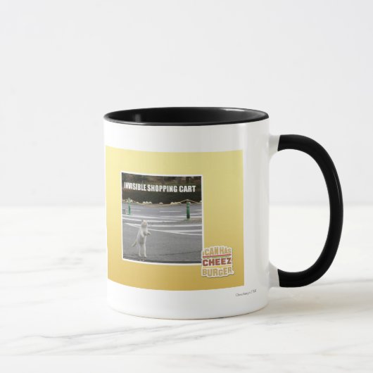 見えない買物車 マグカップ (右)
