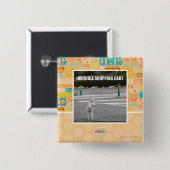 見えない買物車 缶バッジ (正面&裏面)