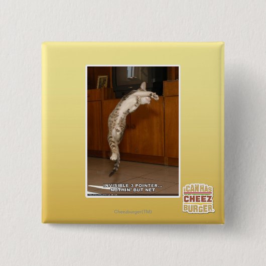 見えない3ポインター 缶バッジ (正面)