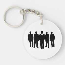 見えない5人の兵士を囲む キーホルダー