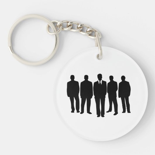 見えない5人の兵士を囲む キーホルダー (正面)