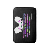 見えました、イースターバニー小風呂敷 バスマット (正面縦)