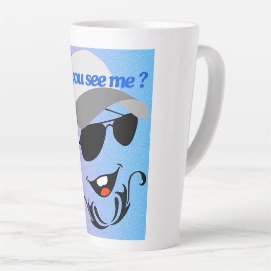 見えるか？ カフェラテマグ (右アングル)