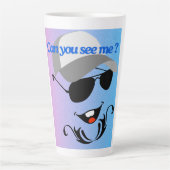 見えるか？ カフェラテマグ (正面)