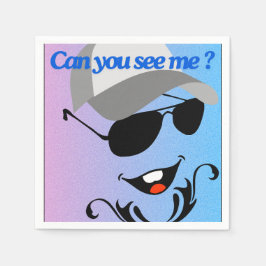 見えるか？ スタンダードカクテルナプキン